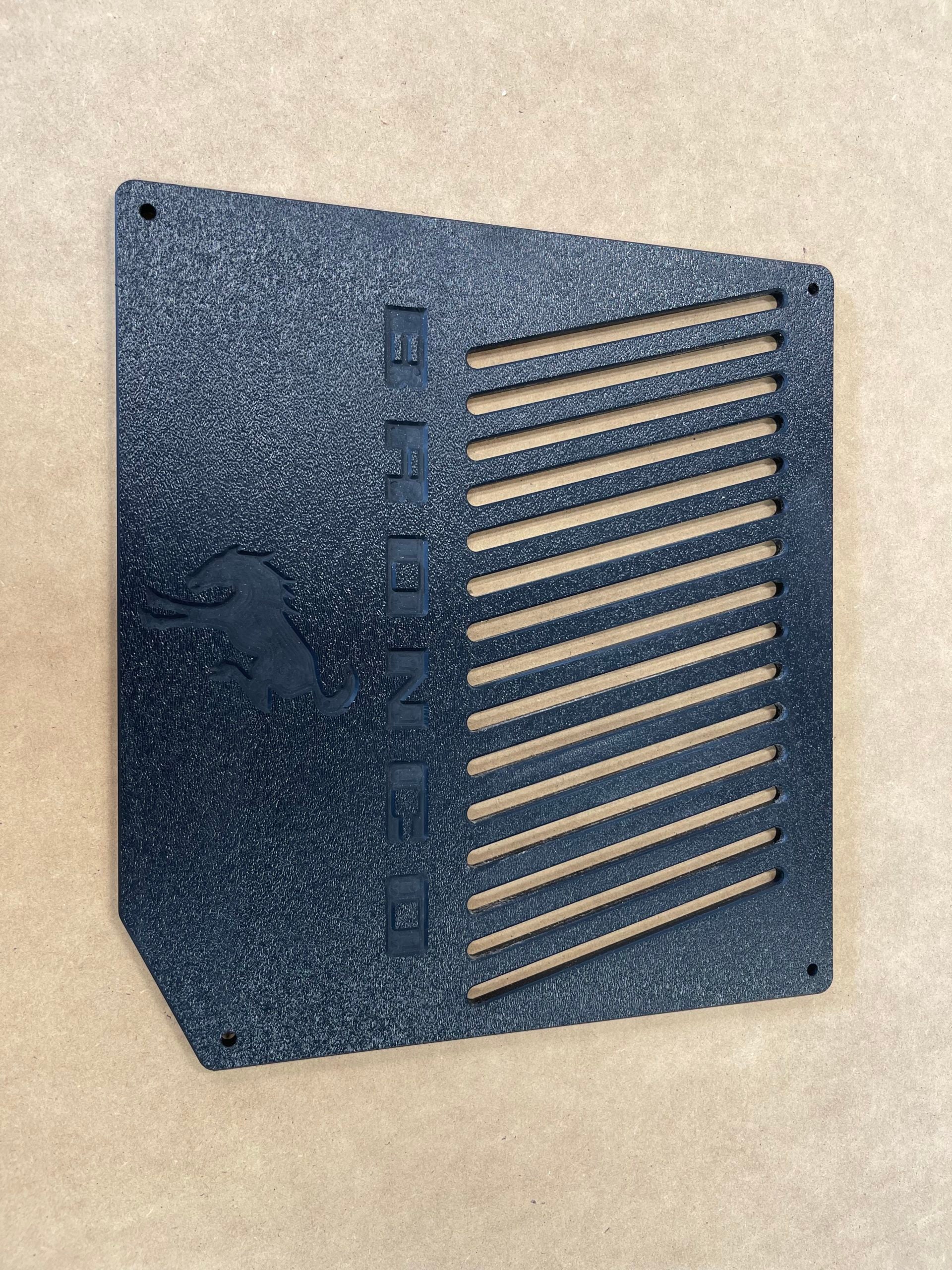 Ford Bronco Subwoofer Enclosure with Grille (Empty) image 3