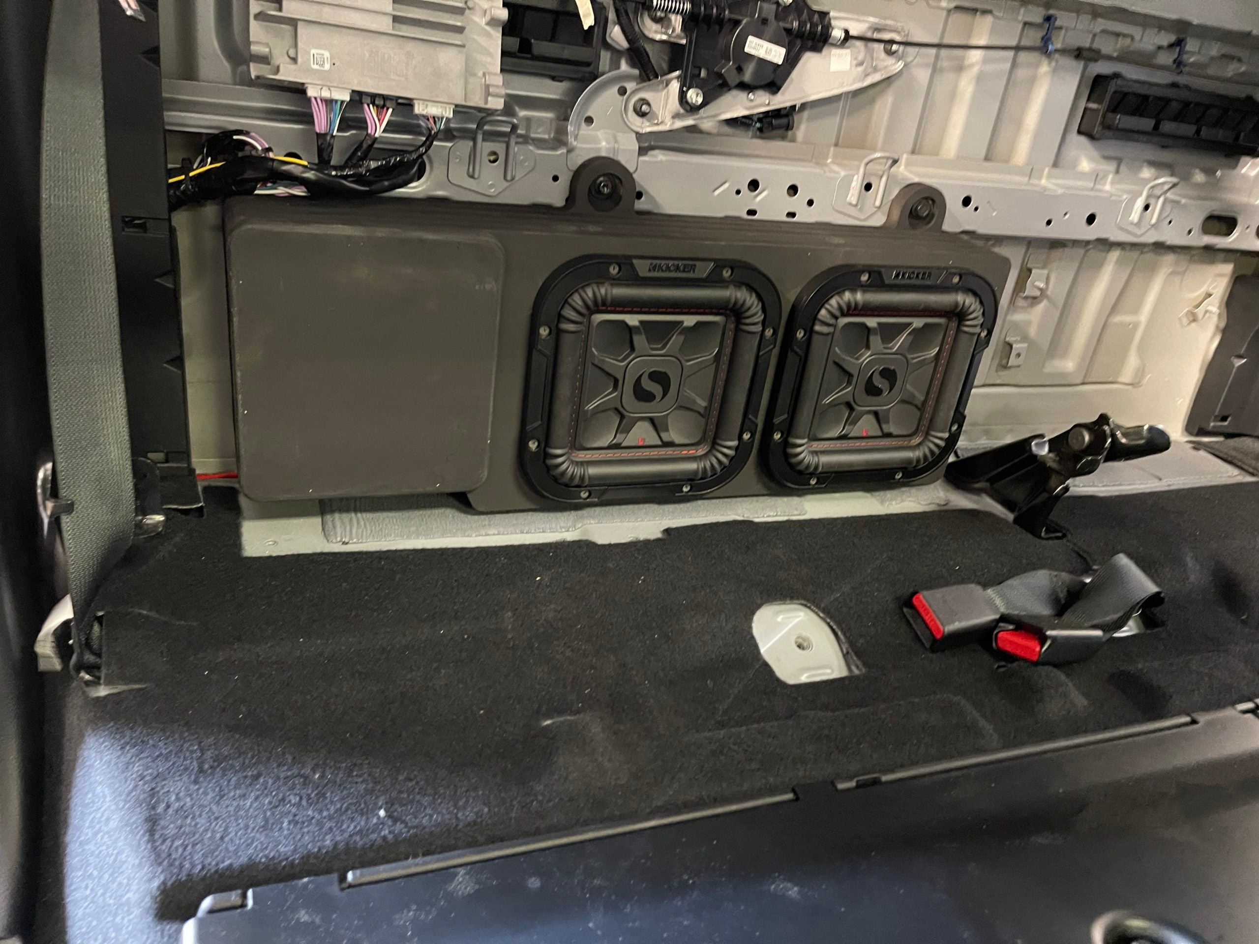 Toyota Tacoma Double Cab 2005-up Subwoofer Enclosure image 1